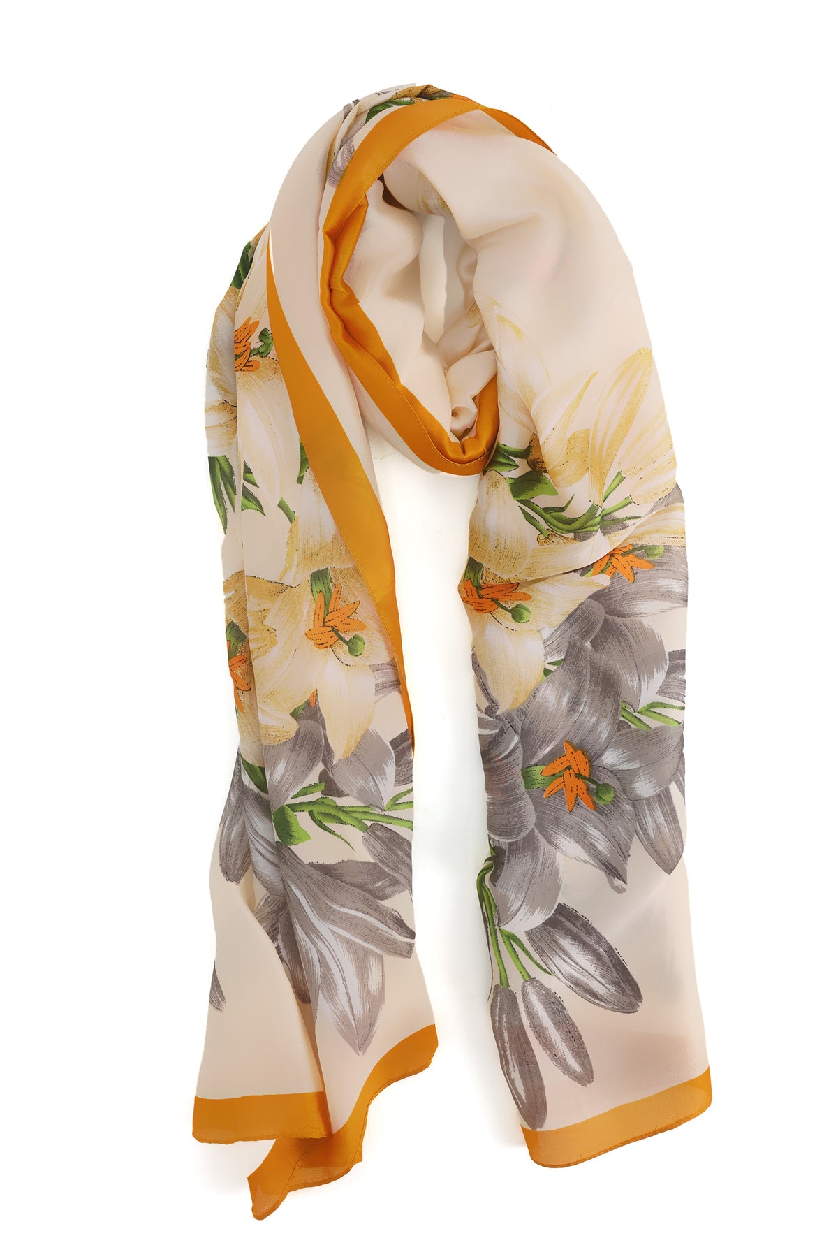 WILDFLOWER WHISPER SCARF-OFFWHITE