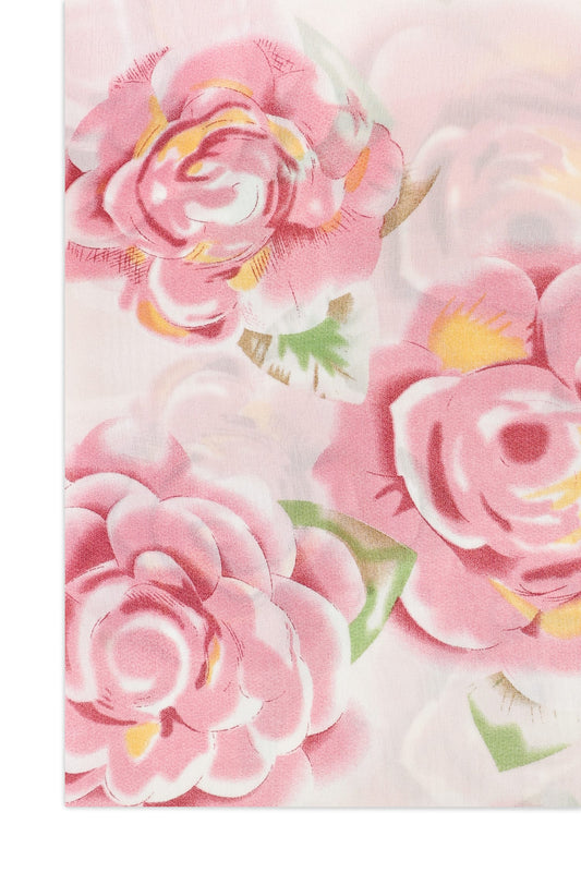 AURAFLOR ABSTRACT TOUCH SCARF-PINK