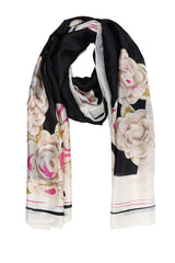 LUXLAVANDA ART INFUSED SCARF-BEIGE