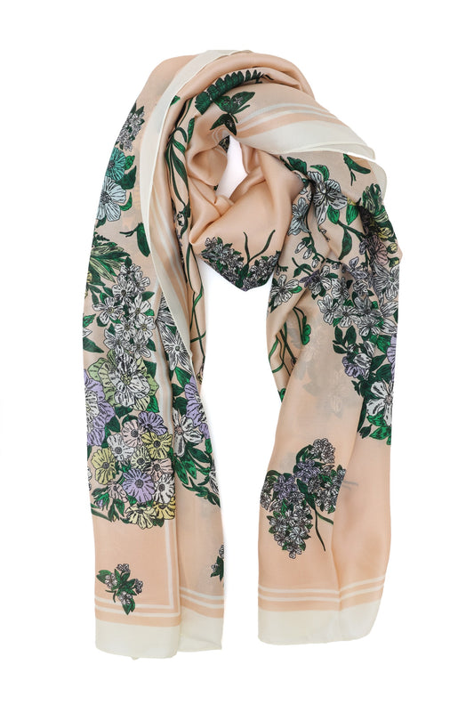 AURAFLOR ABSTRACT TOUCH SCARF