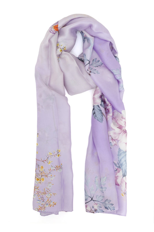 VIOFLAIR MODERN ART SCARF-PURPLE