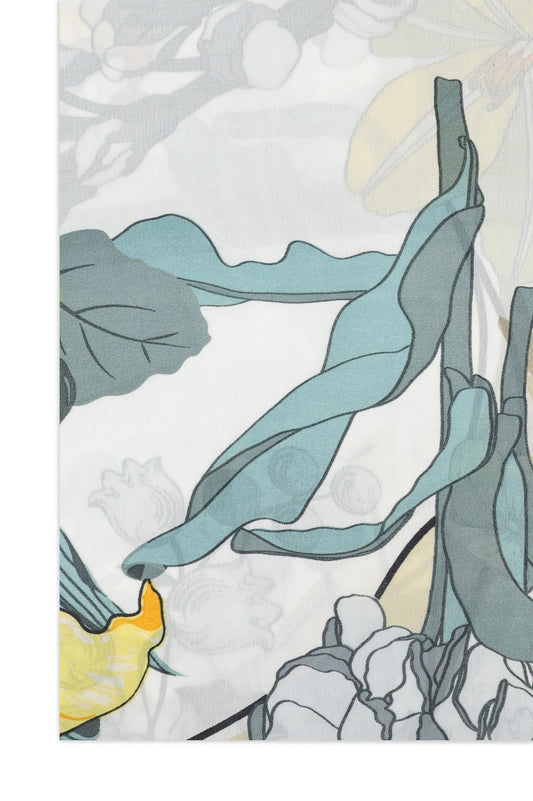 LILAVIEW ABSTRACT FLOW SCARF