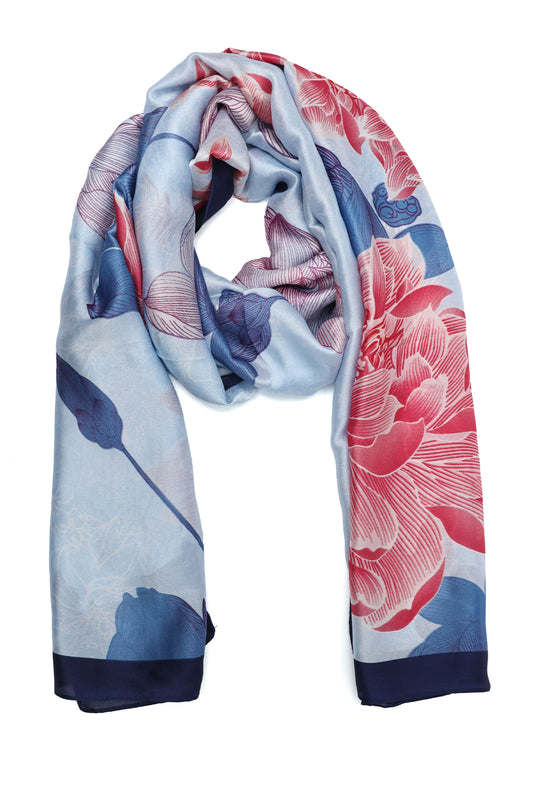 LOTUS BREEZE DRAPE-BLUE