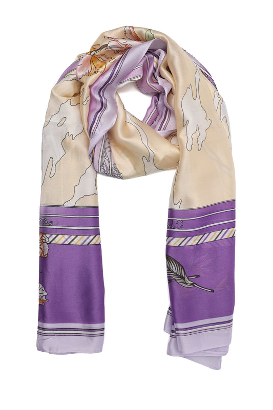 SEASONAL IDENTITY SCARF-PURPLE