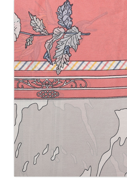 SEASONAL IDENTITY SCARF-PINK