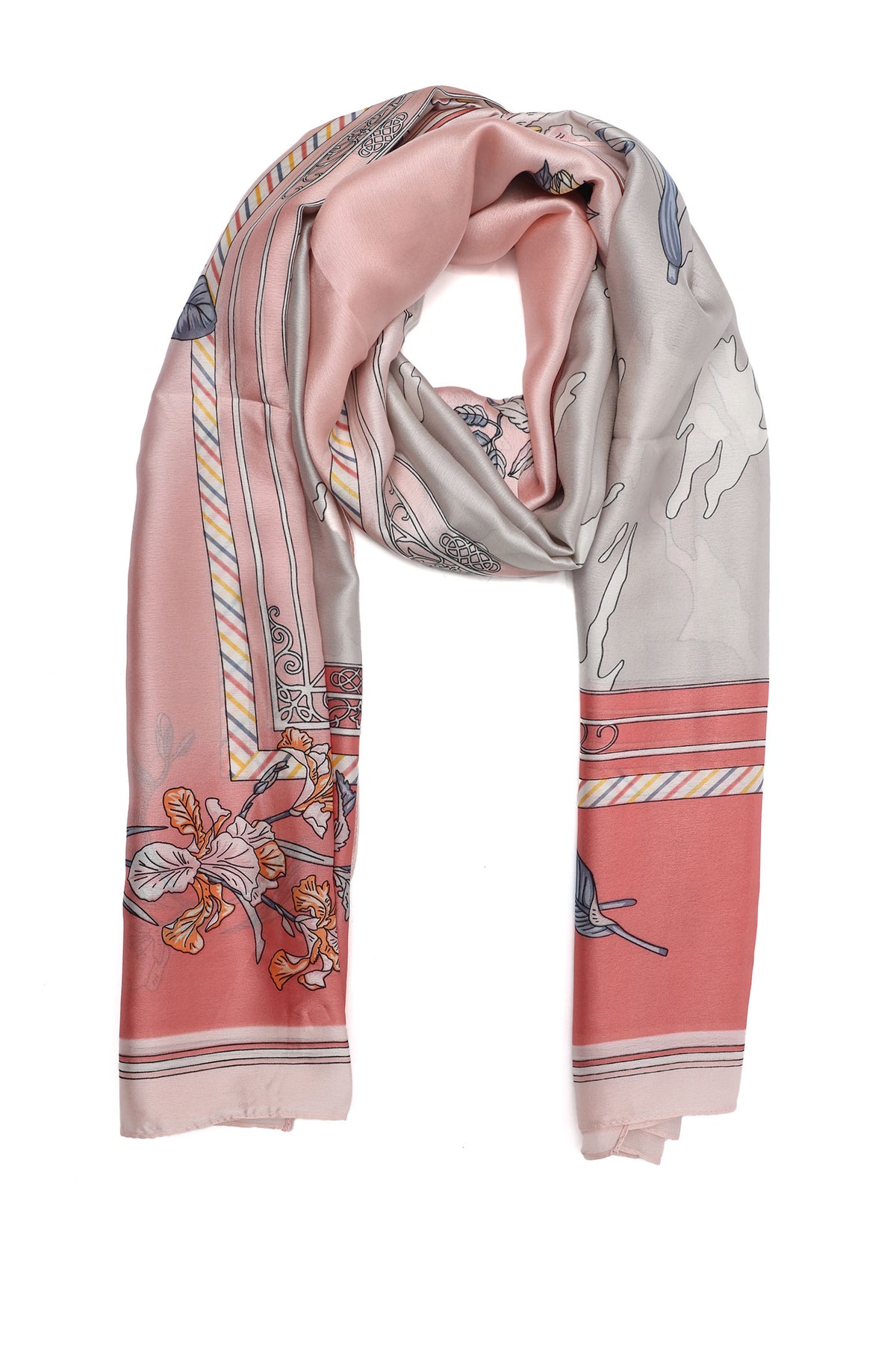 SEASONAL IDENTITY SCARF-PINK