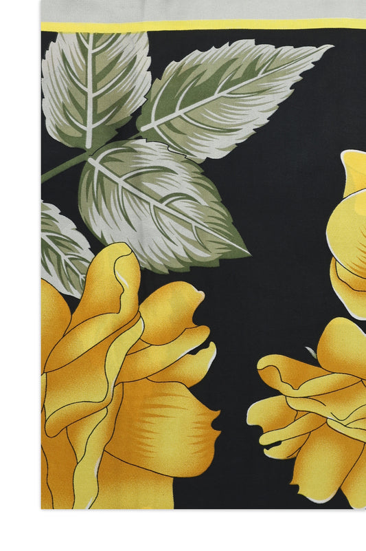 ELEGANT ART SCARF-BLACK