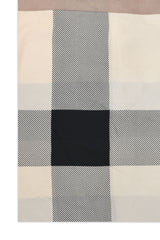 MODERN CHECK VEIL-BEIGE