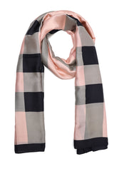 MODERN CHECK VEIL-PINK