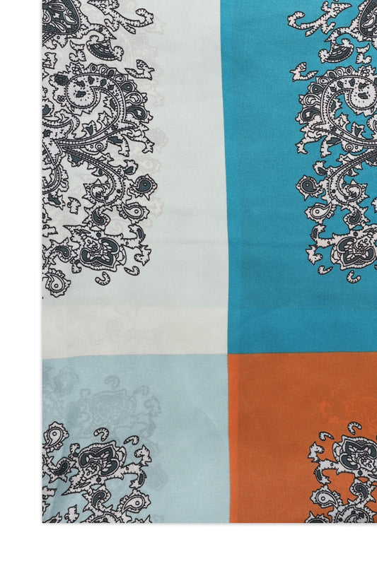 HERITAGE MOTIF STOLE-WHITE