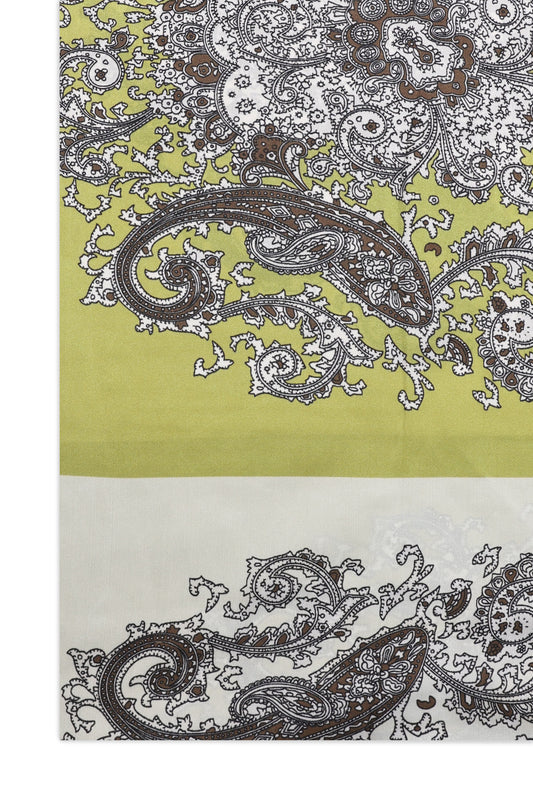 HERITAGE MOTIF STOLE-OLIVE