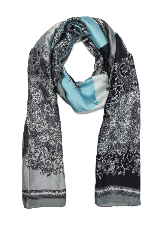 HERITAGE MOTIF STOLE-BLACK