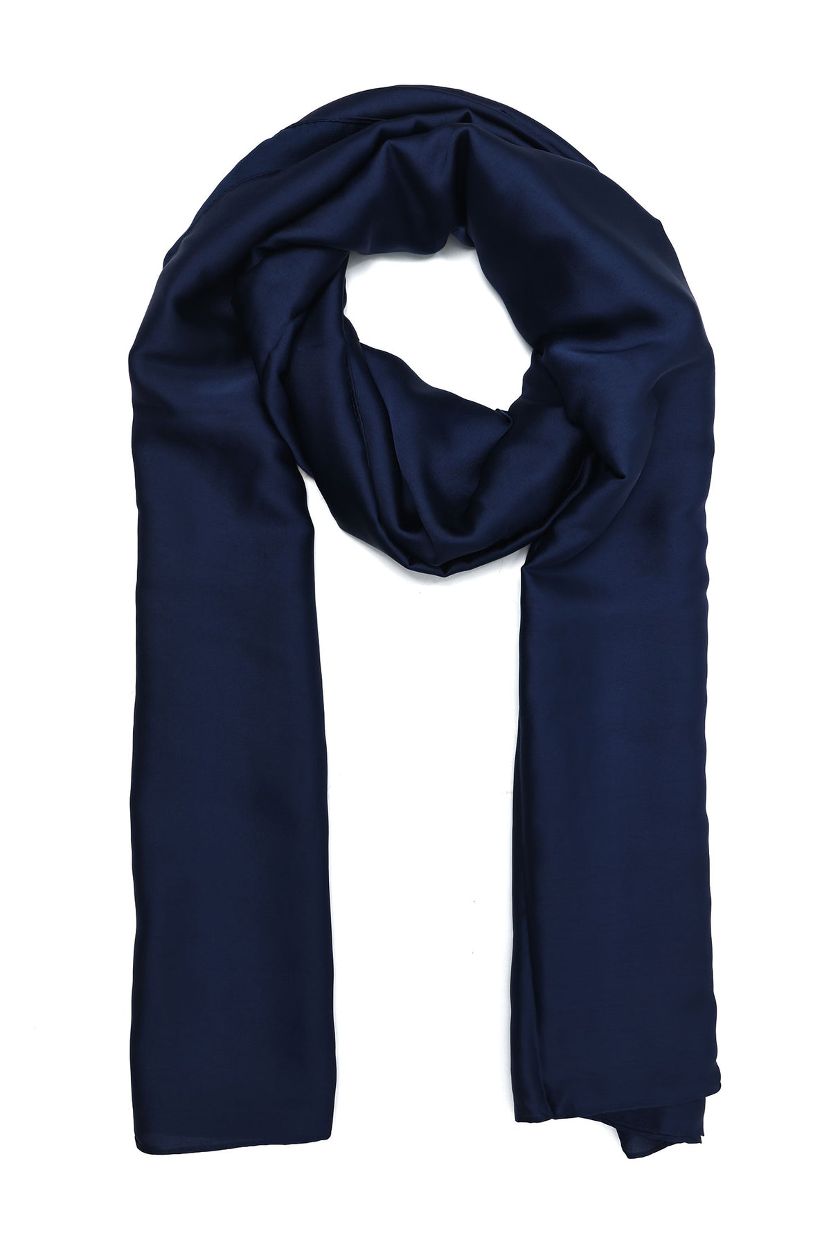 ELEGANT PLAIN WRAP-NAVY