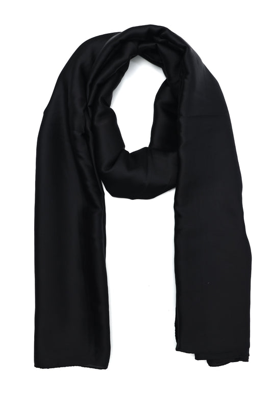ELEGANT PLAIN WRAP-BLACK