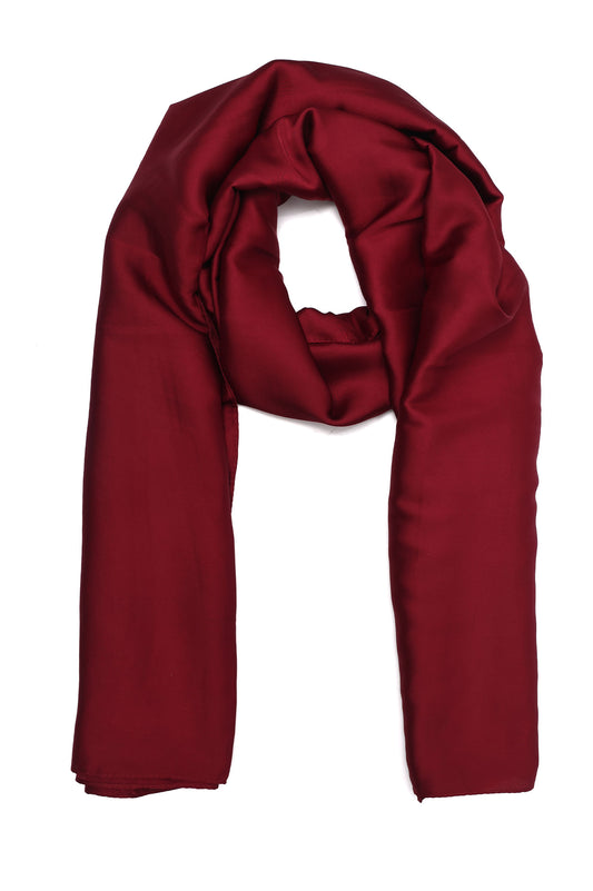 ELEGANT PLAIN WRAP-MAROON