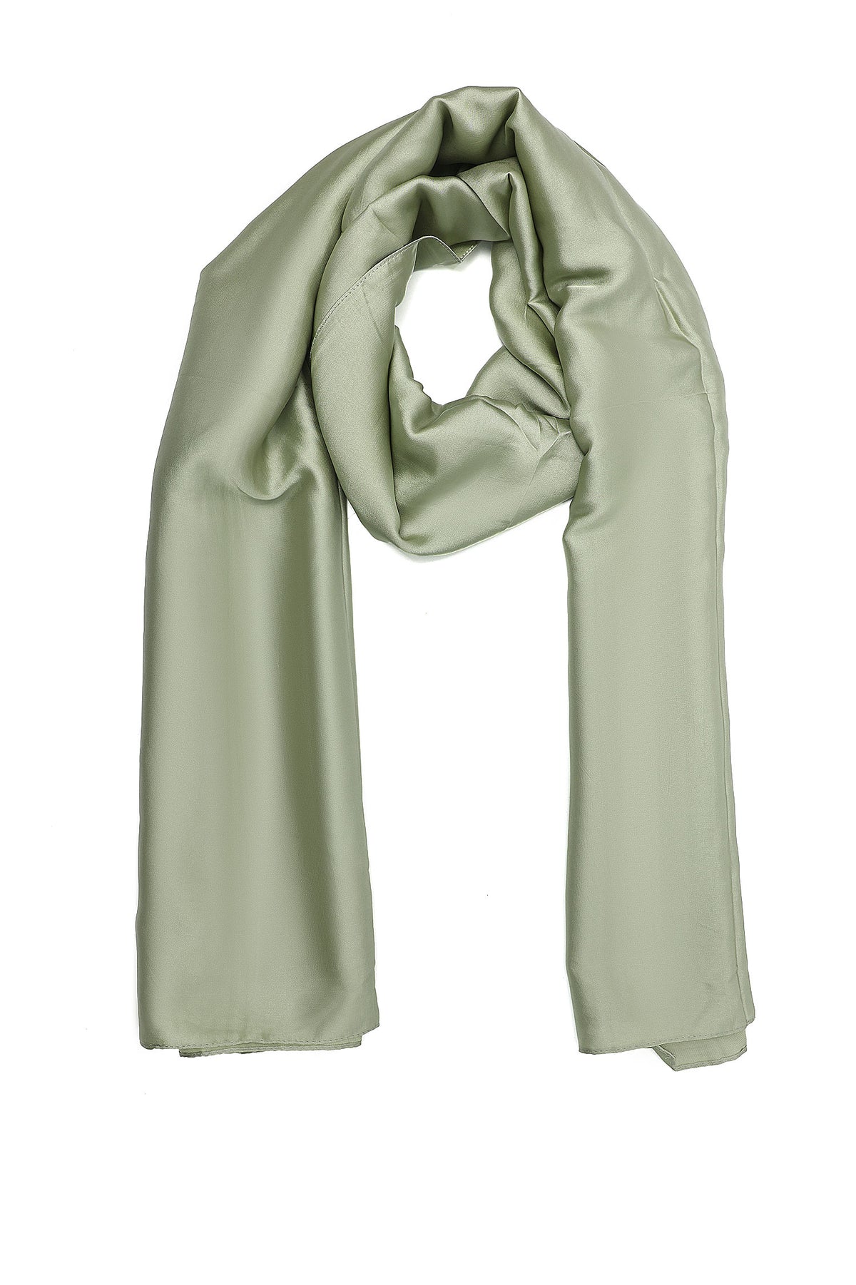 ELEGANT PLAIN WRAP-OLIVE