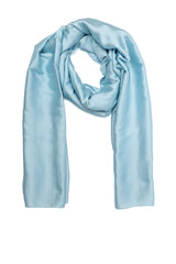 ELEGANT PLAIN WRAP-BLU