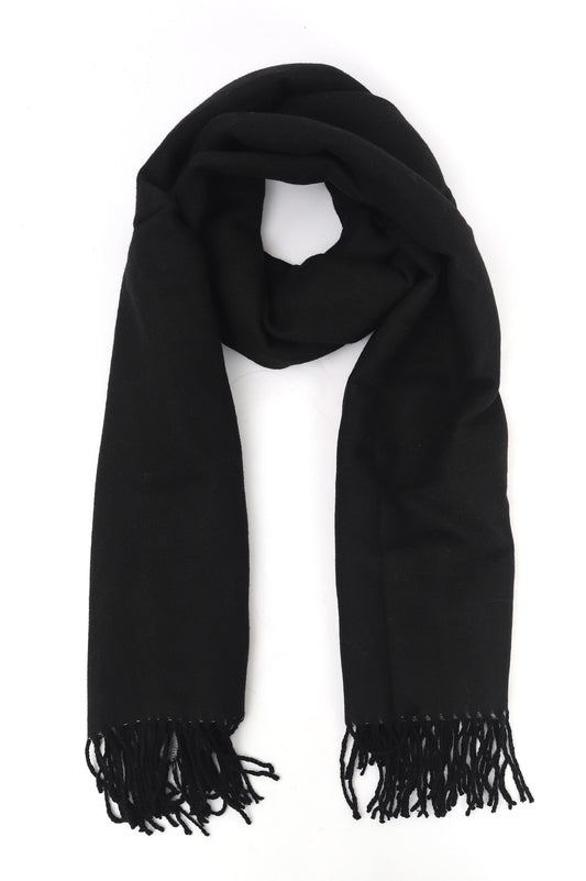 TWO SIDED SHAWL-BLACK