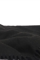 TWO SIDED SHAWL-BLACK