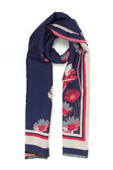 ALMAS WARM STOLE-NAVY