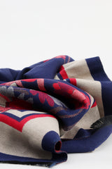 ALMAS WARM STOLE-NAVY