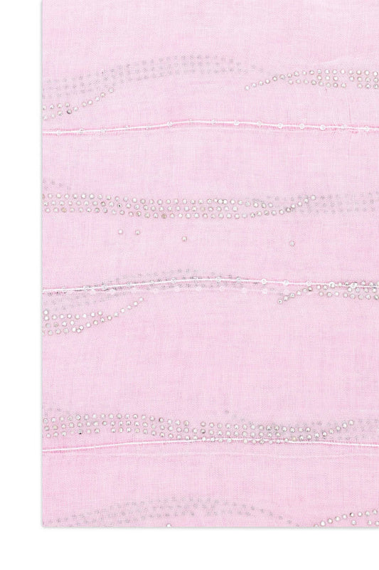 CLASSIC COTTON CHARM SCARF-PINK