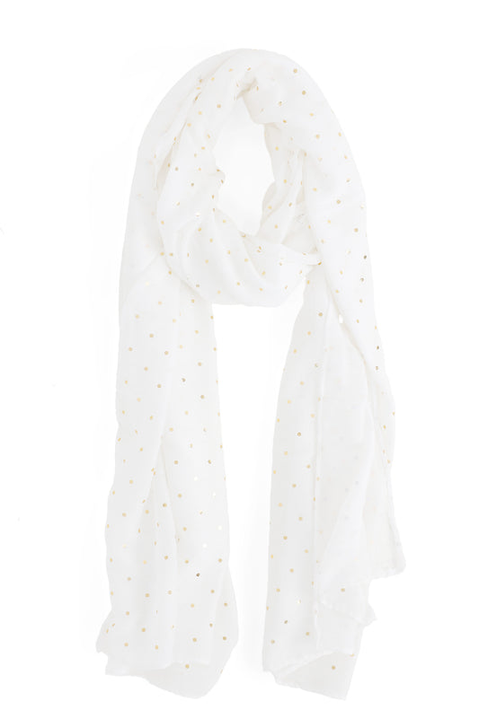 URBAN COTTON CHIC SCARF-WHITE