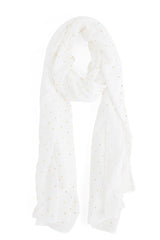 URBAN COTTON CHIC SCARF-WHITE