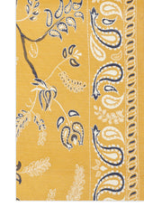 PAISLEY HERITAGE SCARF-MUSTARD