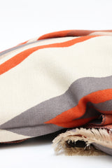 LINEAR LUXE SCARF-ORANGE