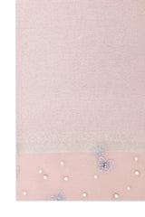 TWILIGHT GARDEN MESH SCARF-PINK