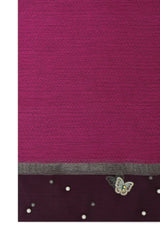 TWILIGHT GARDEN MESH SCARF-PURPLE