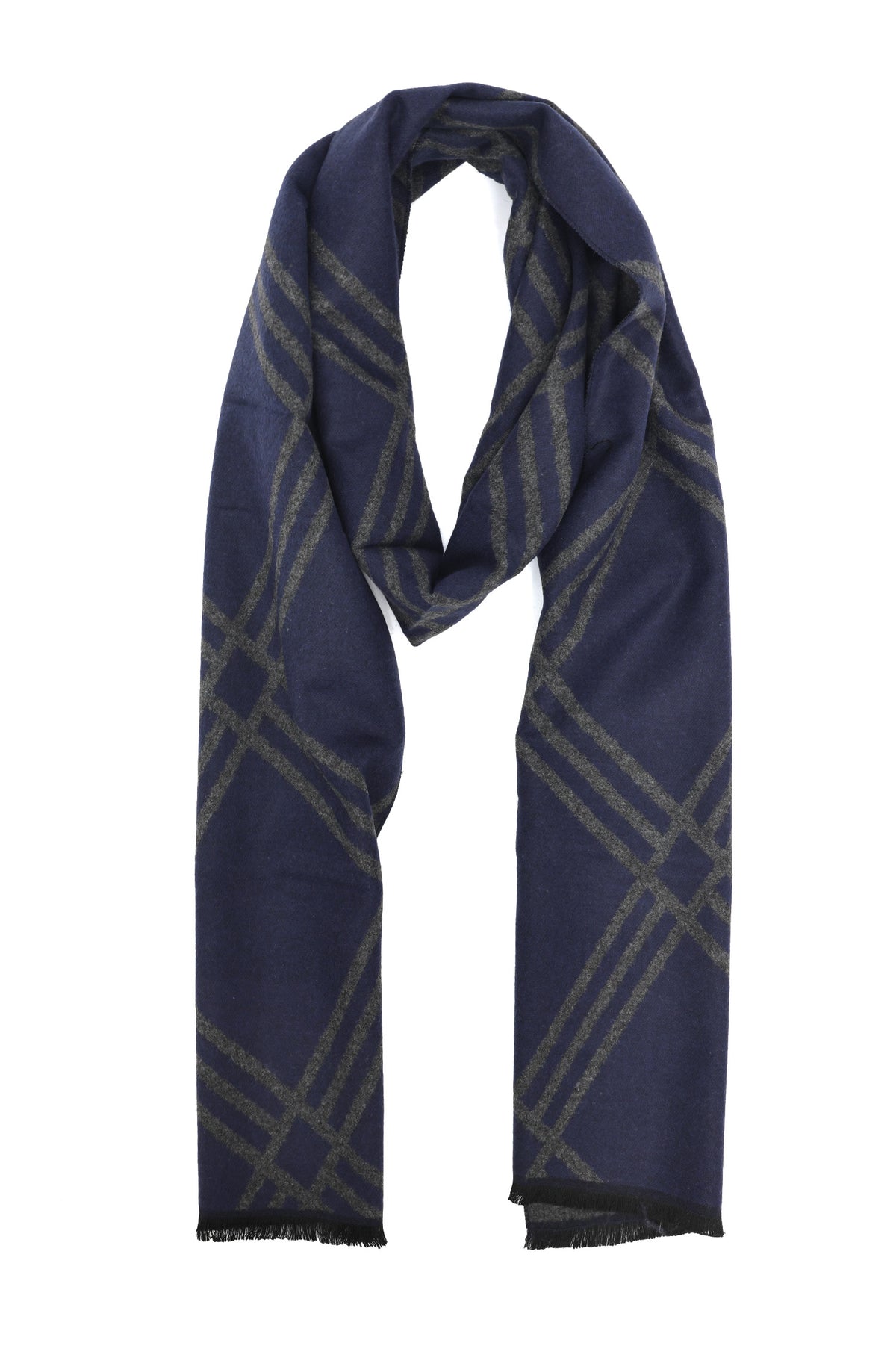 BOLD LEGACY SCARF-NAVY