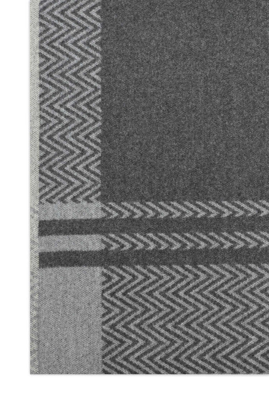 DEEP HERITAGE SCARF-GREY