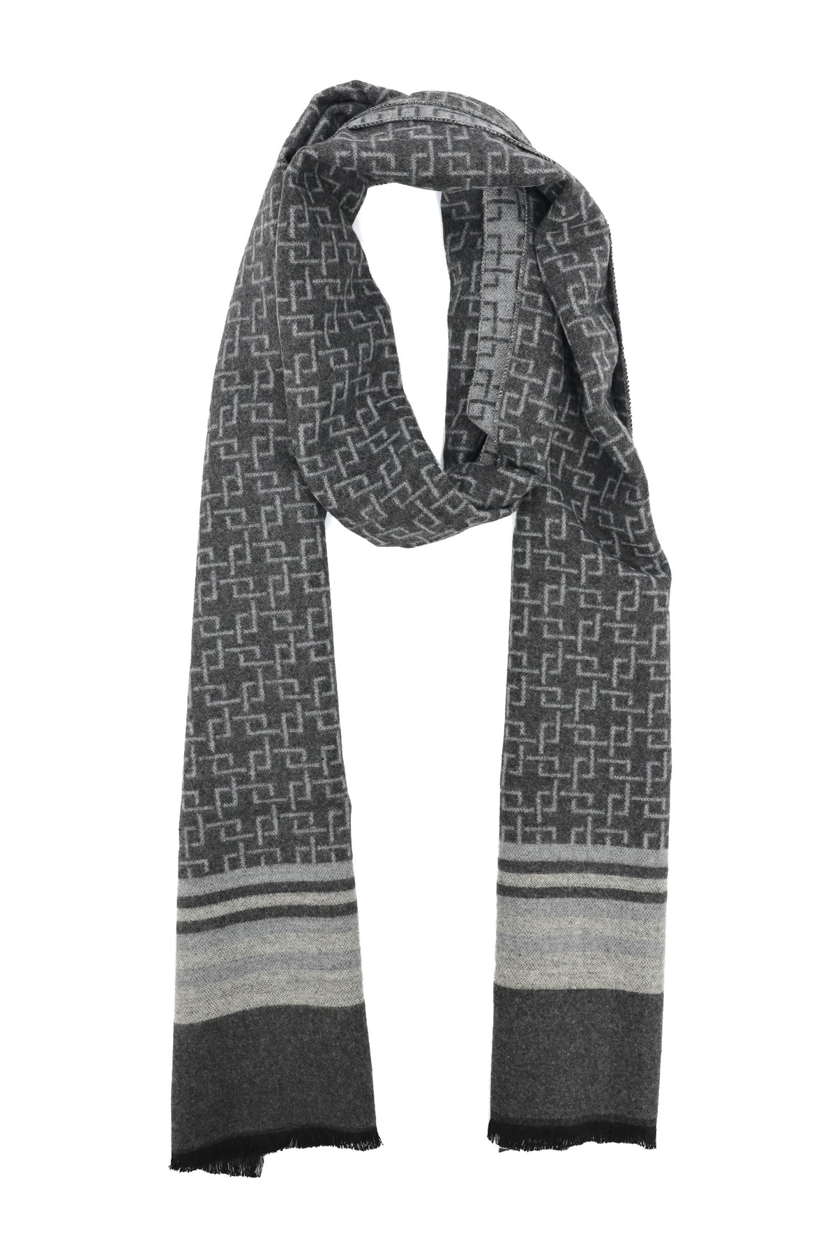 SIGNATURE MUSE SCARF-GREY