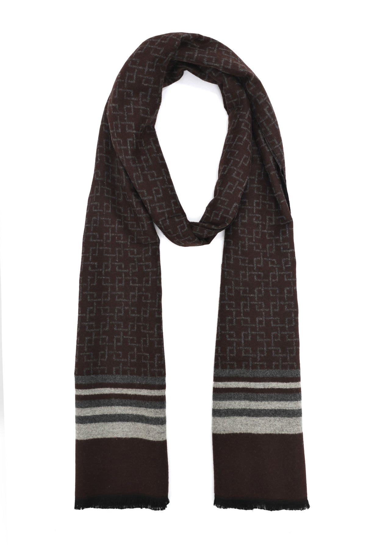 SIGNATURE MUSE SCARF-BROWN