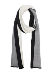 STRIPRE METRO SCARF-GREY/BLK