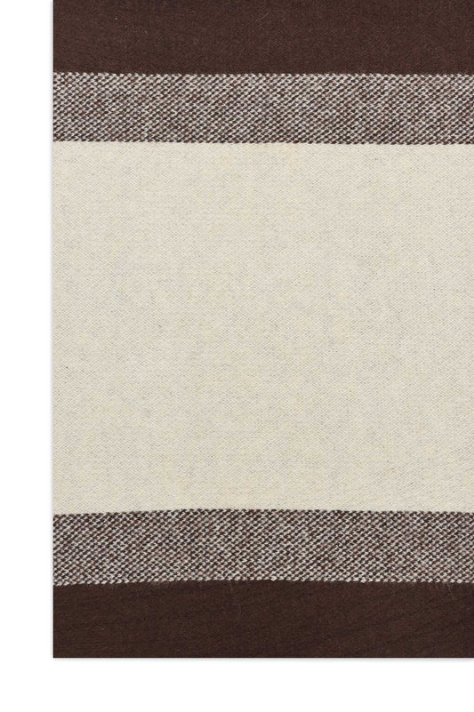 STYLISH EDGE WINTER SCARF-BROWN