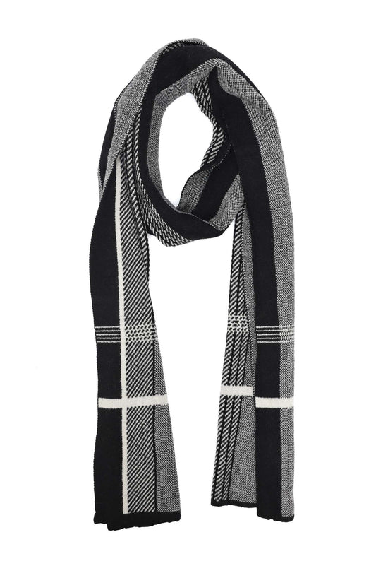 CHUNKY CHECK WARM-GREY/BLK