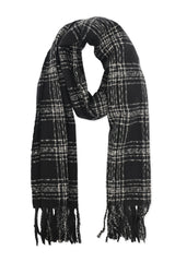 WINTER BRUSHED SCARF-BLACK