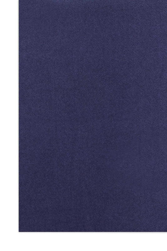 BRUSHED PLAIN SCARF-NAVY