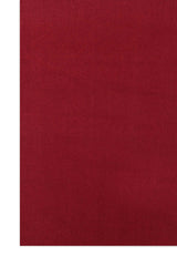 BRUSHED PLAIN SCARF-RED