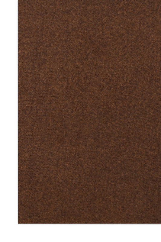 NORDIC WOOLEN WRAP-BROWN