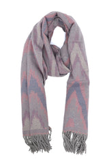 ZIGWAVE SOFT BLEND SCARF-GREY