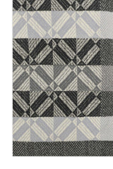 TWIN TASSELED WOOL SCARF-GREY