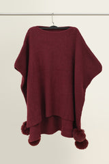 THE POMMELO WRAP-MAROON