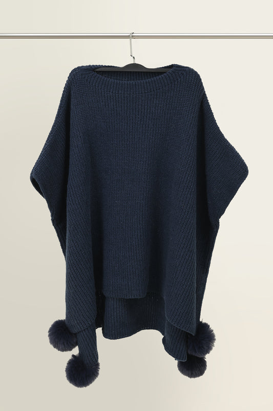 THE POMMELO WRAP-NAVY