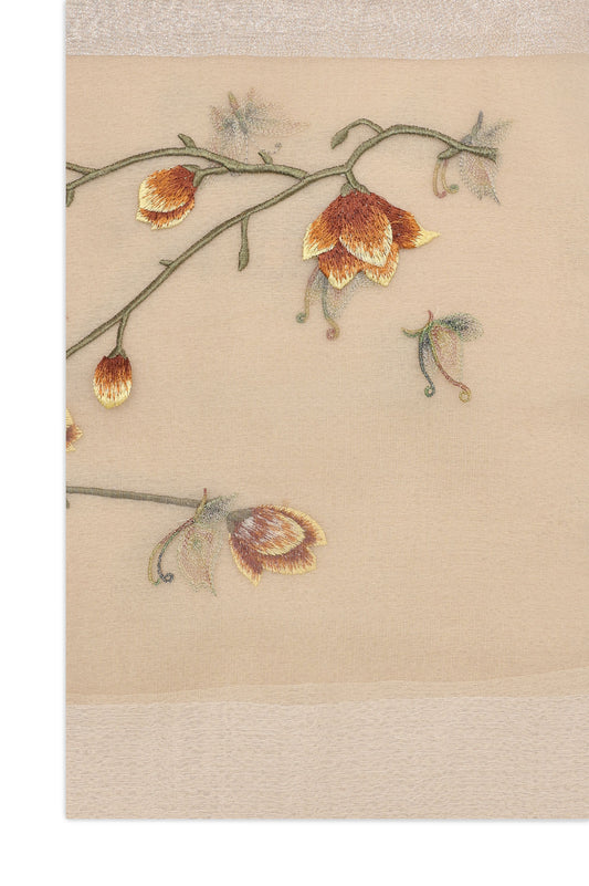 DELUXE EMBROIDERED STOLE-BEIGE