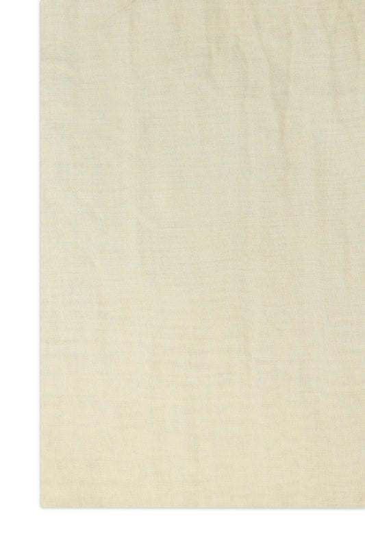 CASUAL LINEN TRIM SCARF-BEIGE