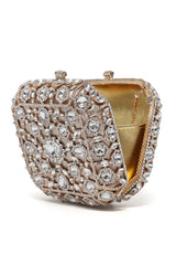ELYSIAN ORNAMENTAL CLUTCH-SILV/GOLD